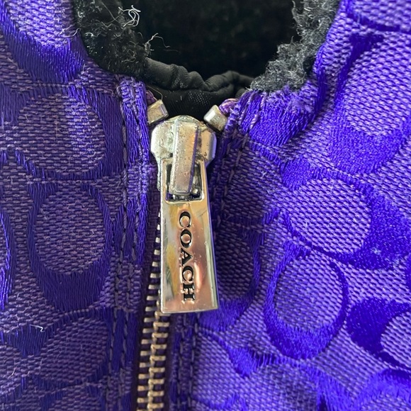 Coach: Purple & Black Libby (A7174) Winter Snow Boots- 8.5 - Picture 5 of 16